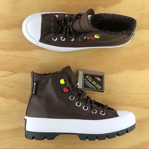 Converse Chuck Taylor All Star Lugged Platform Winter Brown Shoes Multi Size